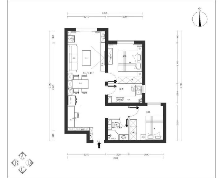 80㎡的兩室一廳怎么設(shè)計？不如看看這兩套徐建平的作品！