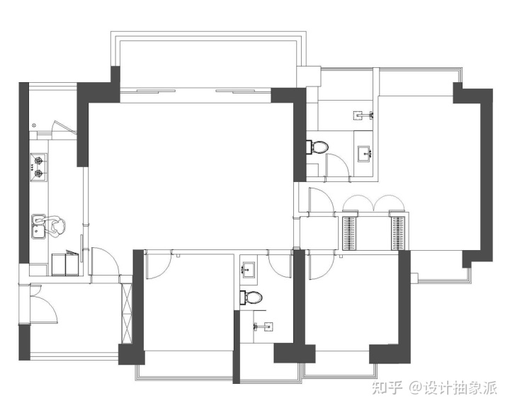現(xiàn)代簡約裝修案例，單純、簡潔的生活方式